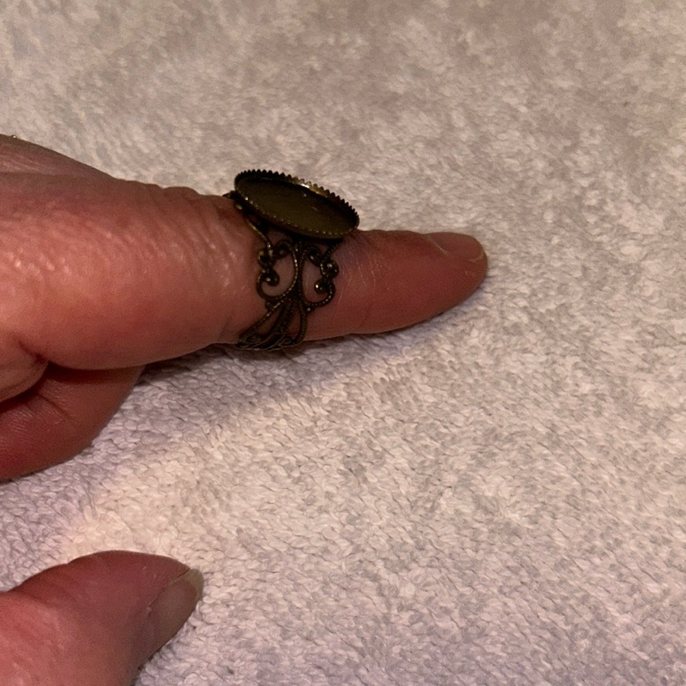 Vintage copper ring